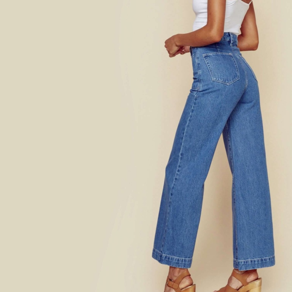 Rolla's Sailor Jean-Wide Leg High Waisted Size 29